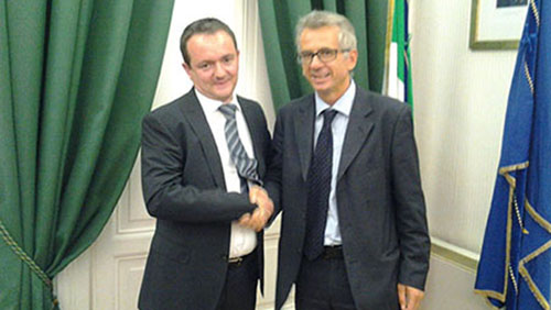 01 ottobre 2013 Il Segretario Generale Dott. Aldo Di Giacomo incontra il sottosegretario alla giustizia dott. Ferri.