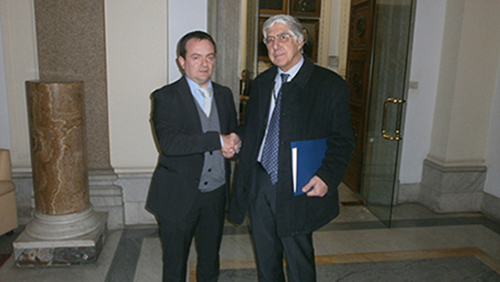 18 settembre 2013 Incontro tra il Segretario Generale del S.PP. Dott. Aldo Di Giacomo e il capo del Dap presidente Tamburino.